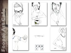 画像3: Foopai ポストカード［トリプル（３枚set）］Foopai Art Cafe (3)