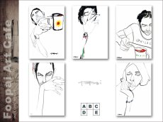 画像2: Foopai ポストカード［トリプル（３枚set）］Foopai Art Cafe (2)